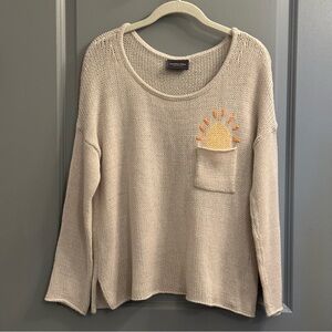 Wooden Ships Pocket Full of Sunshine Sweater, XS/S